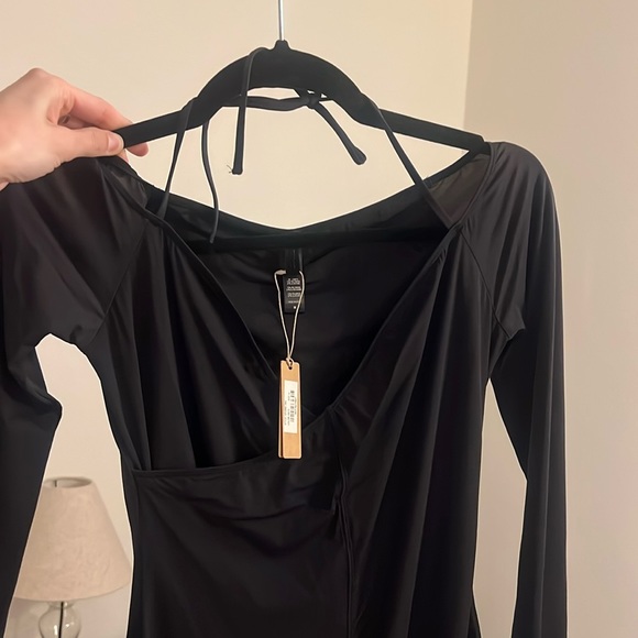 SKIMS Jelly Sheer Night Out Dress in Onyx | Size M | NWT - Picture 3 of 3